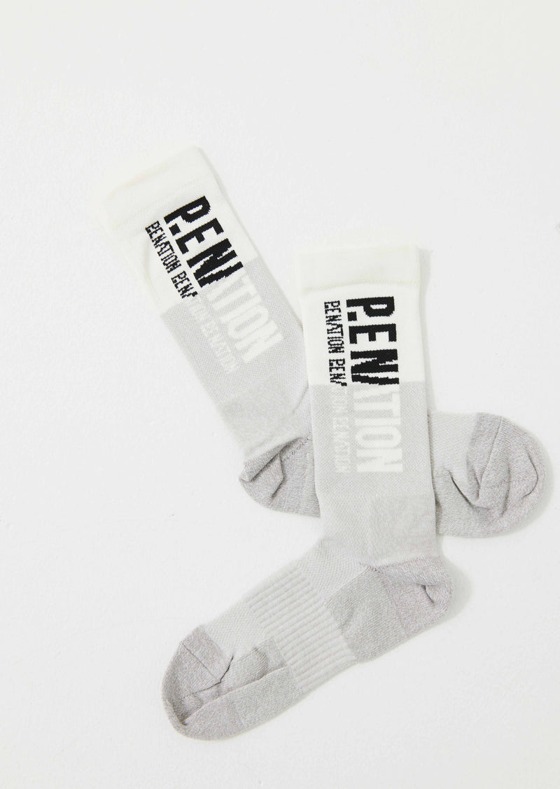 LAYBACK SOCKS IN GREY MARL