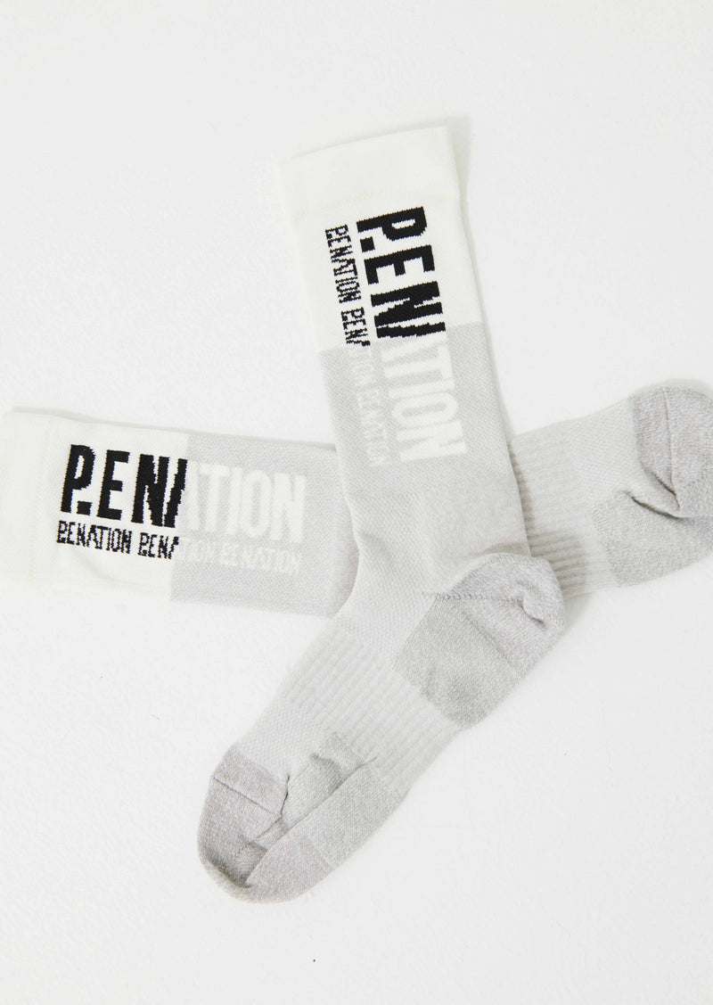 LAYBACK SOCKS IN GREY MARL