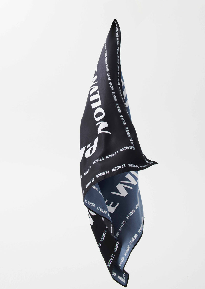 BRONTE SCARF IN MONOCHROME SCARF PRINT