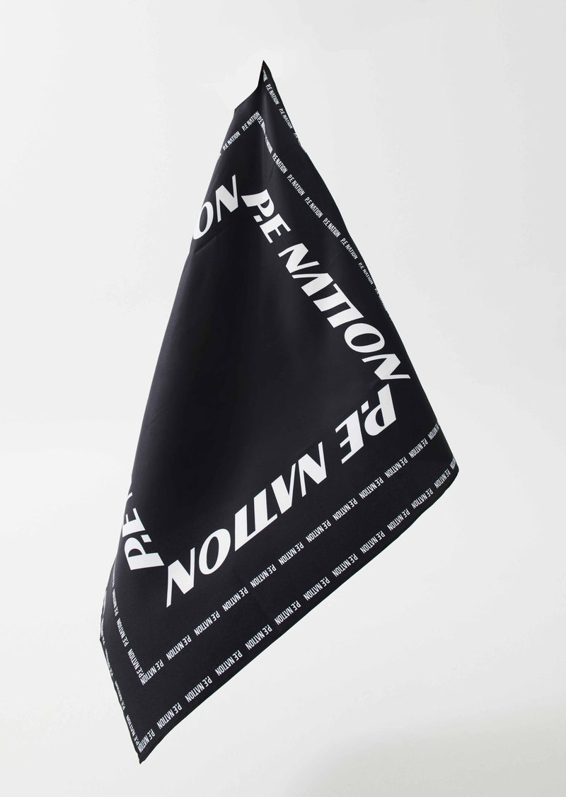 BRONTE SCARF IN MONOCHROME SCARF PRINT