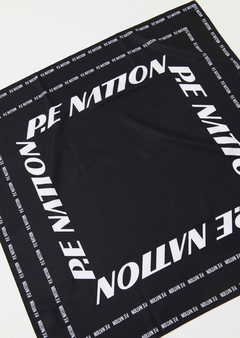 BRONTE SCARF IN MONOCHROME SCARF PRINT