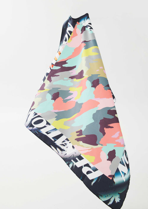 BRONTE SCARF IN CAMO PALM PRINT
