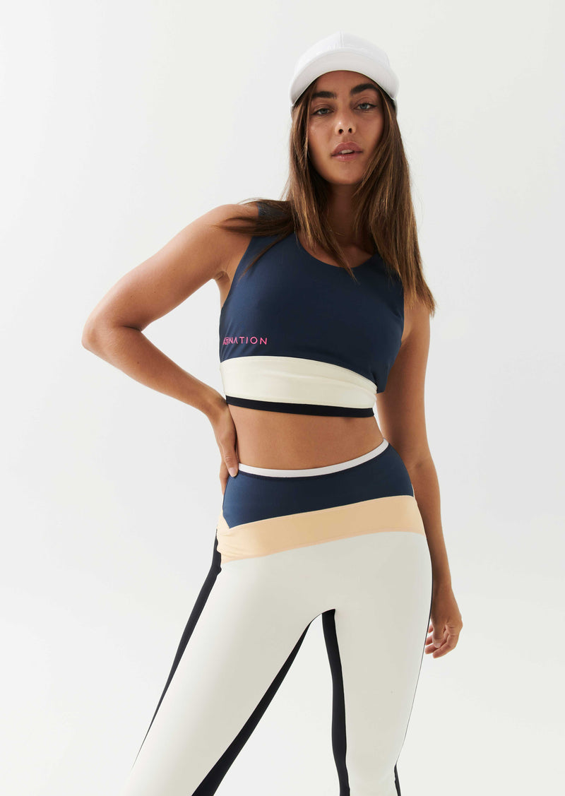 OUTLINE SPORTS BRA IN MIDNIGHT NAVY