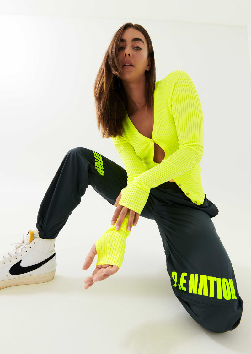 ALIGNMENT LS KNIT IN YELLOW