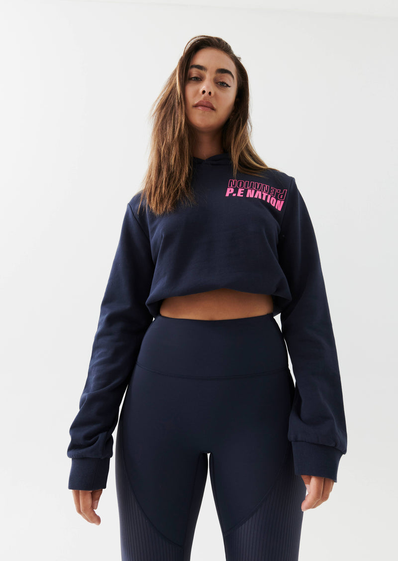 IMMERSIVE HOODIE IN MIDNIGHT NAVY