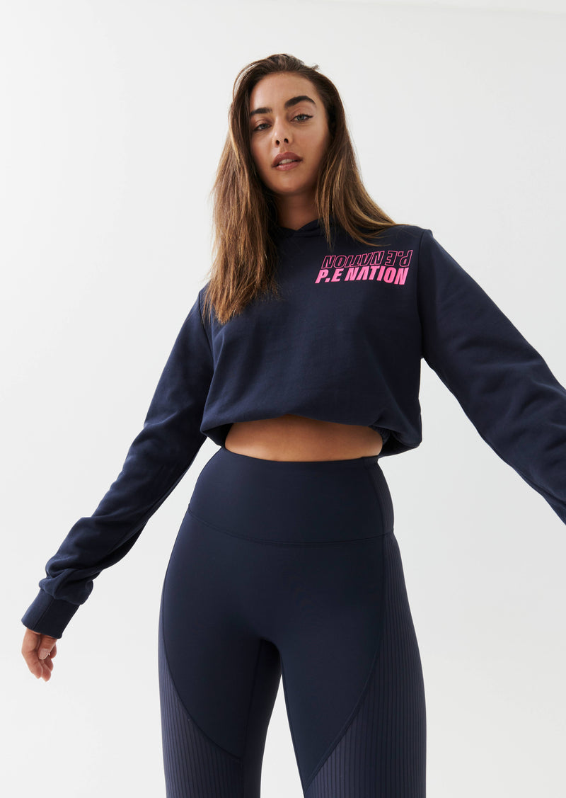 IMMERSIVE HOODIE IN MIDNIGHT NAVY