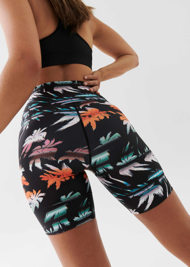 OASIS SHORT IN PALM TREE PRINT