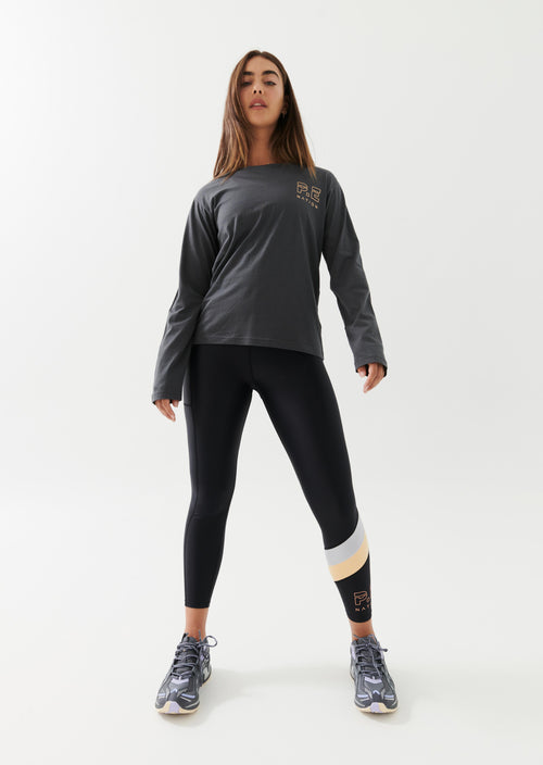 HEADS UP LS TOP IN DARK SHADOW