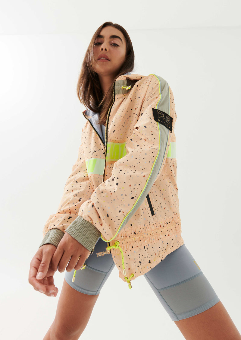 MAN DOWN JACKET IN ROCK PRINT