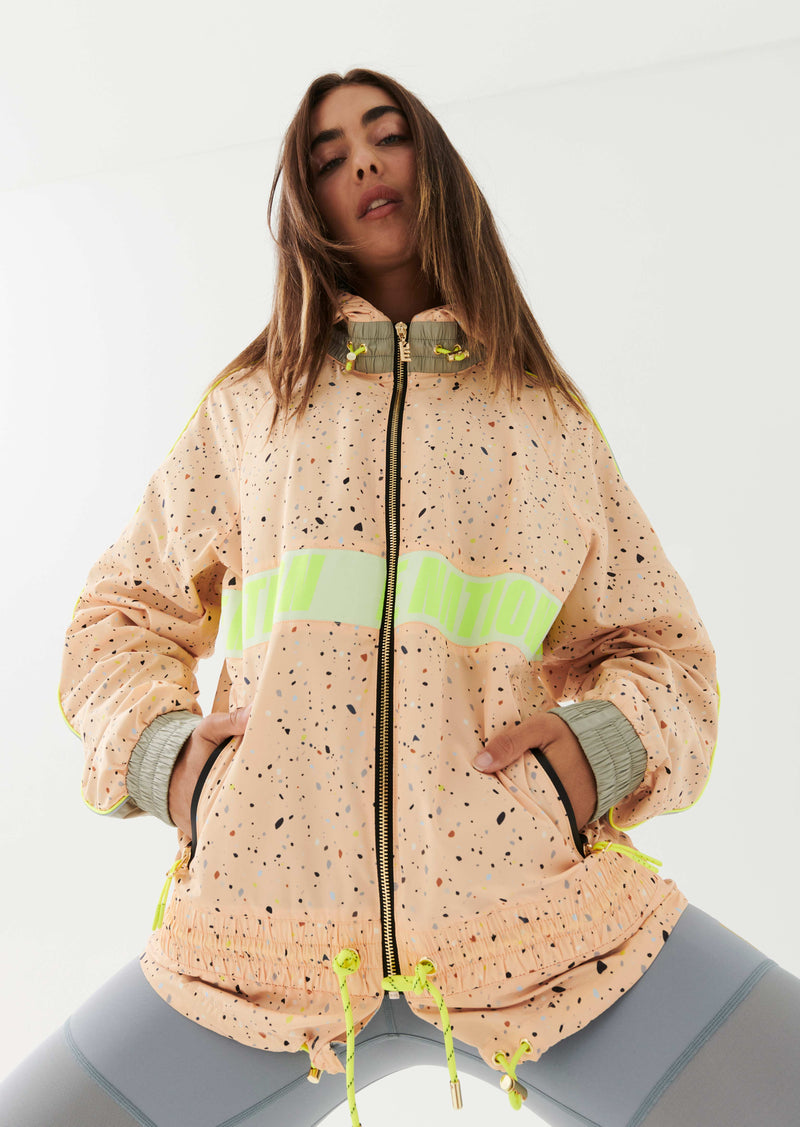 MAN DOWN JACKET IN ROCK PRINT