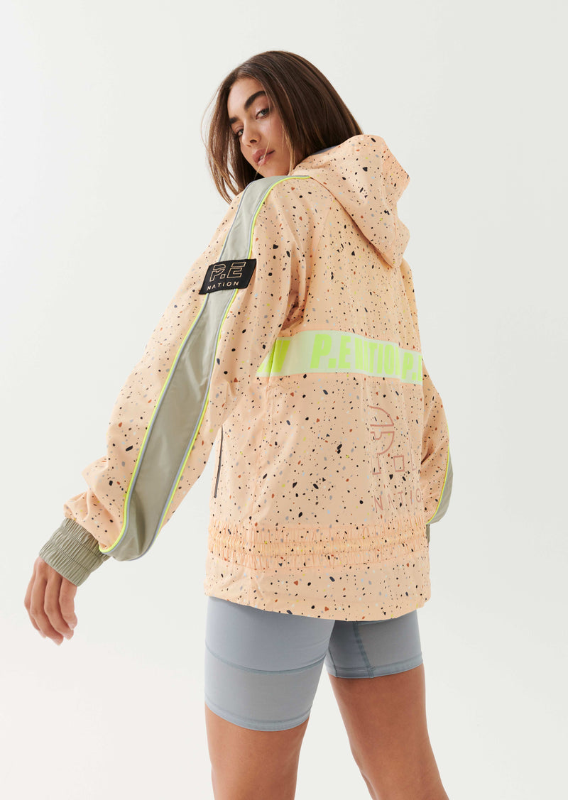 MAN DOWN JACKET IN ROCK PRINT