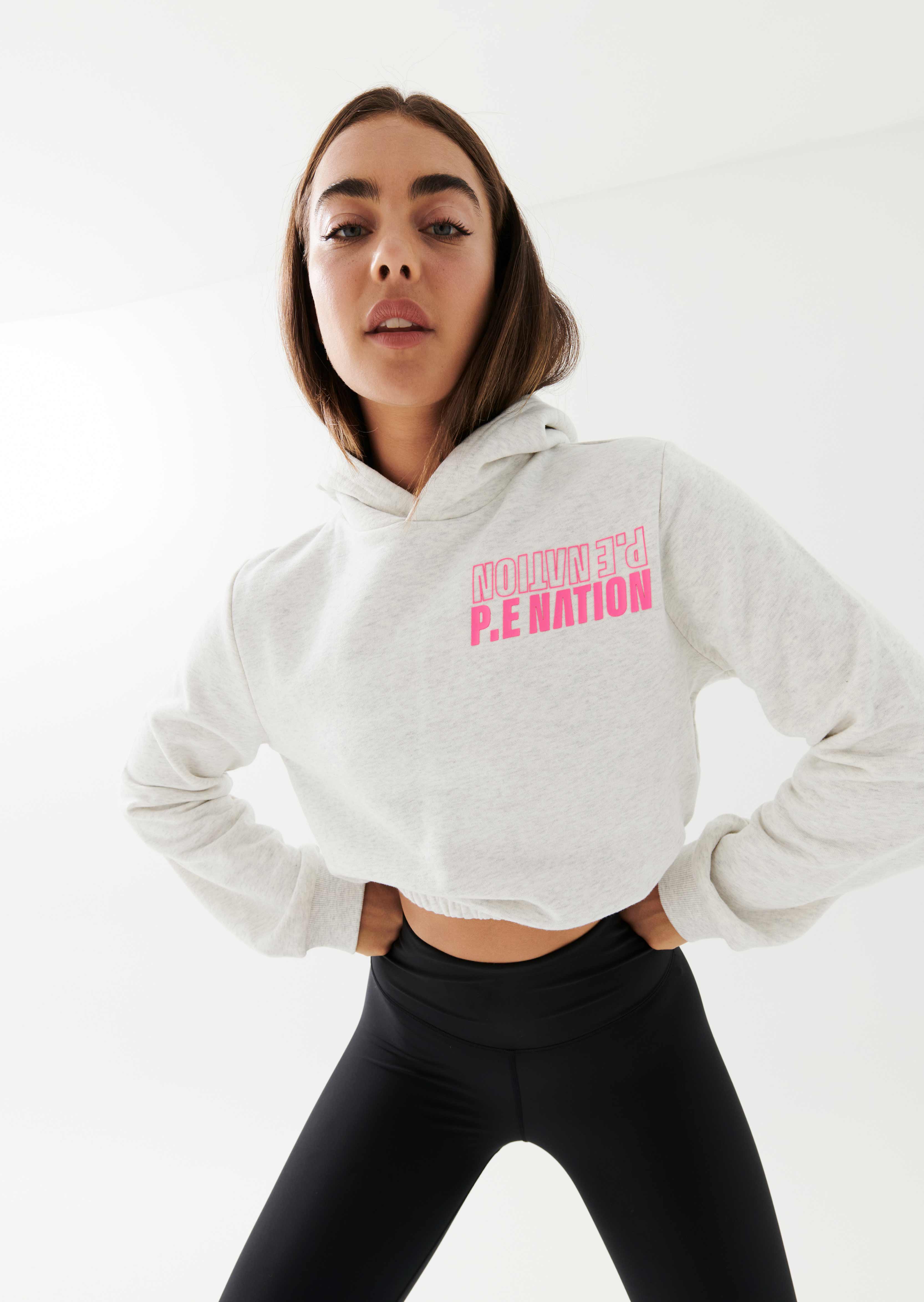 Immersive Hoodie Grey Marl P.E Nation