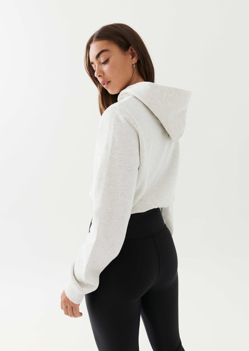 IMMERSIVE HOODIE IN GREY MARL