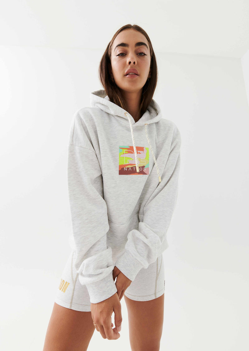 Upward Hoodie | Grey Marl | P.E Nation