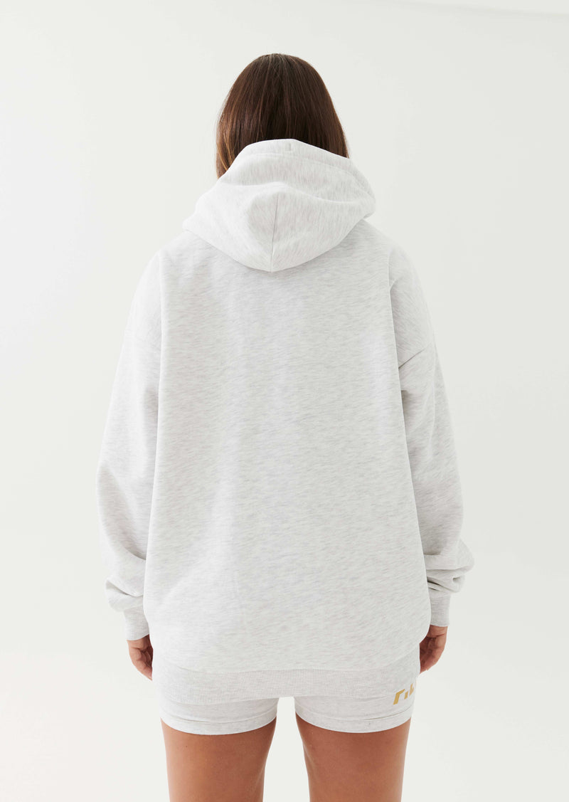 UPWARD HOODIE IN GREY MARL