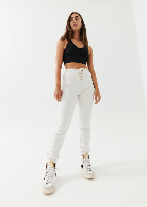 UPWARD PANT IN GREY MARL