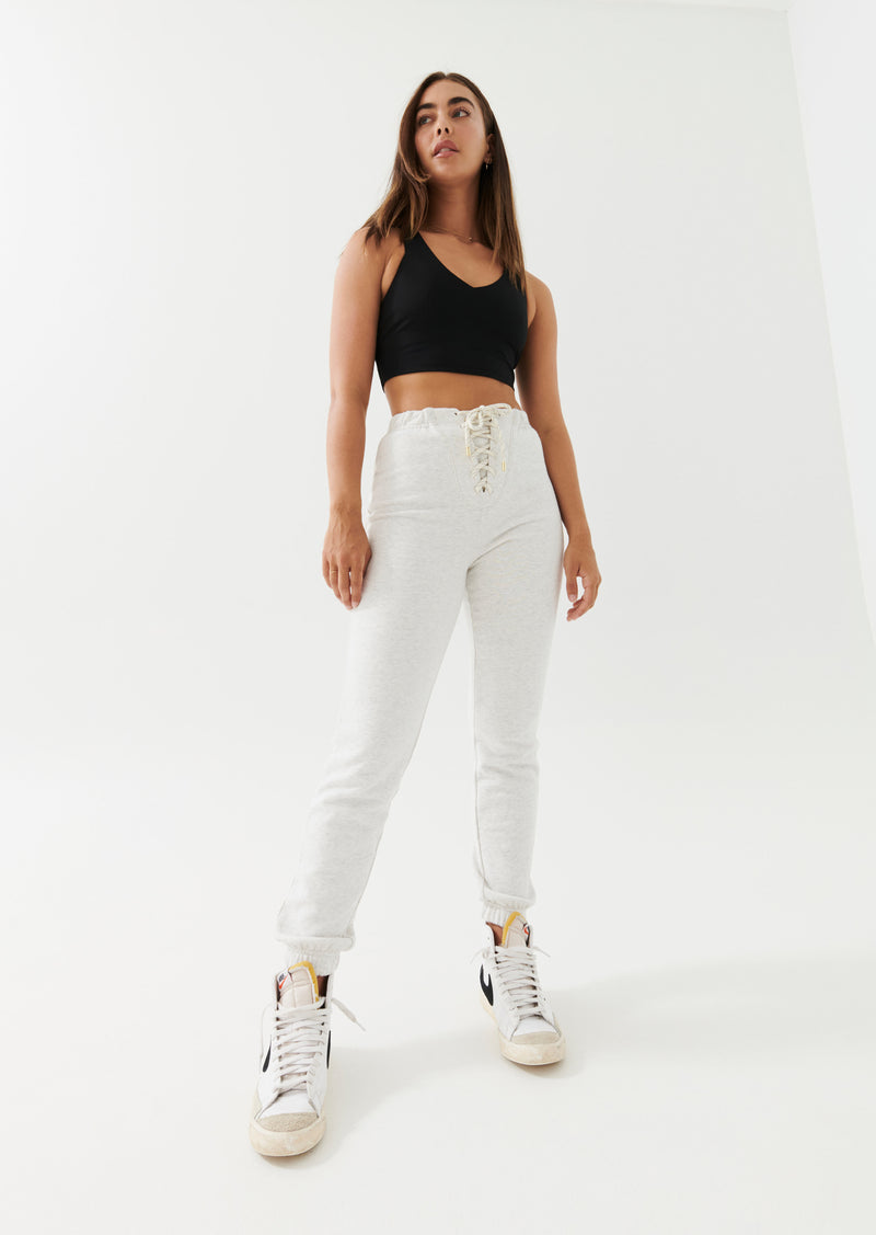 UPWARD PANT IN GREY MARL