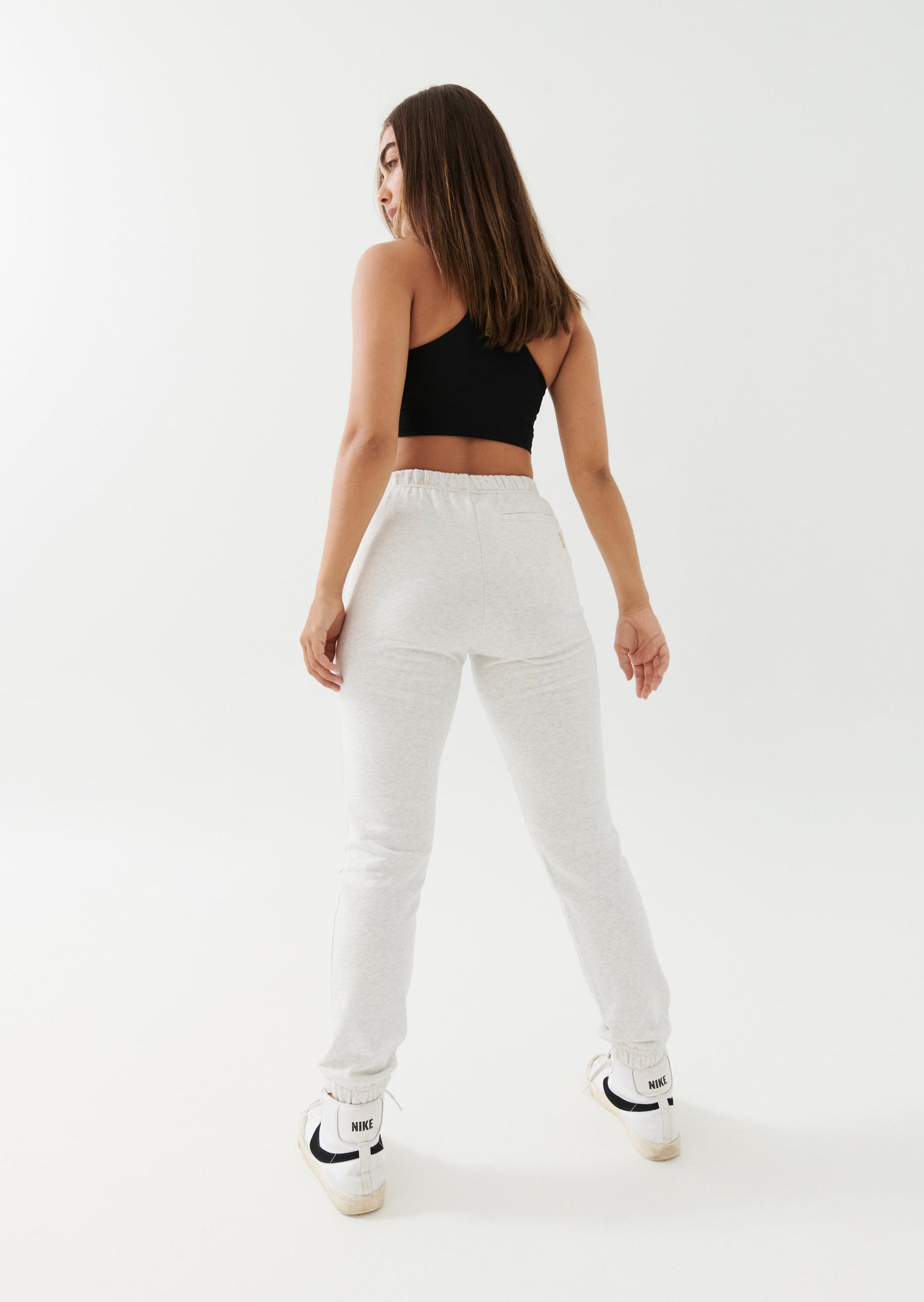UPWARD PANT IN GREY MARL