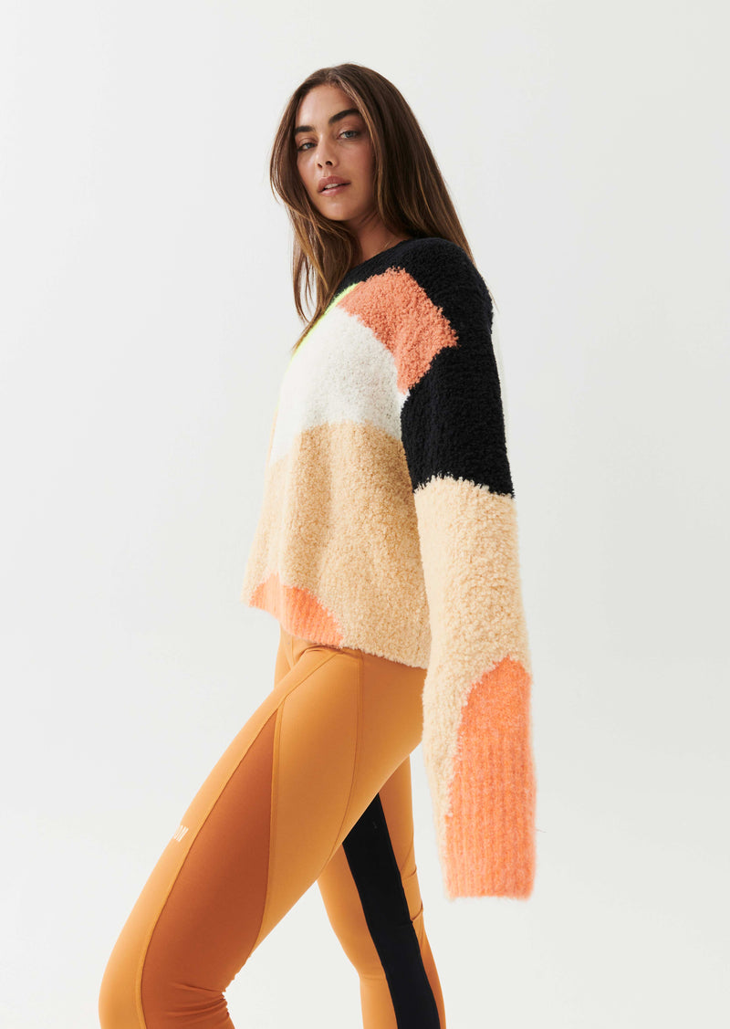 DIRECTION KNIT SWEAT IN MULTI
