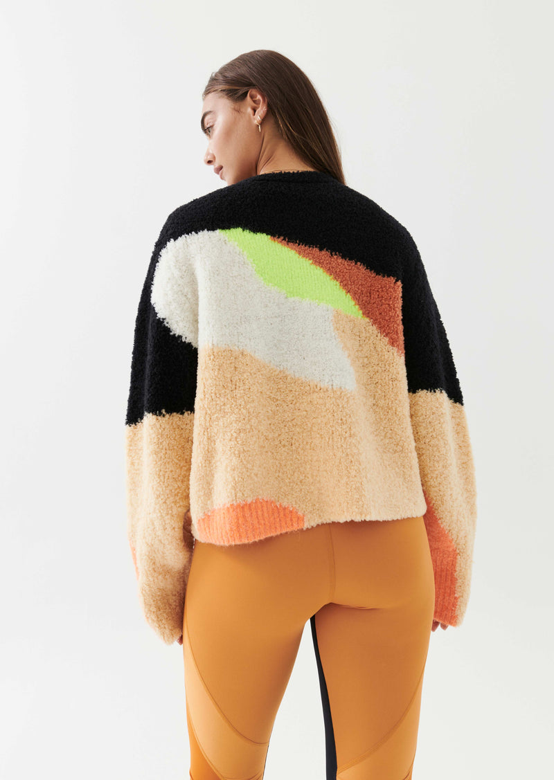 DIRECTION KNIT SWEAT IN MULTI