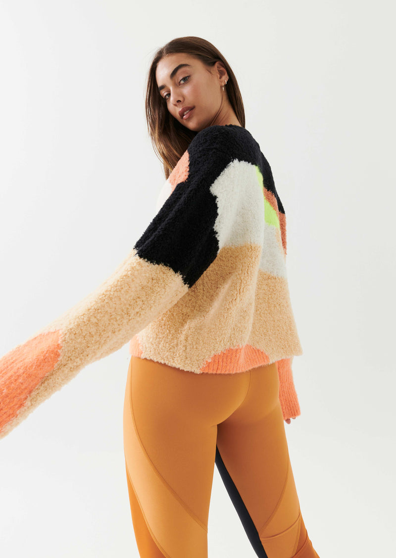 DIRECTION KNIT SWEAT IN MULTI