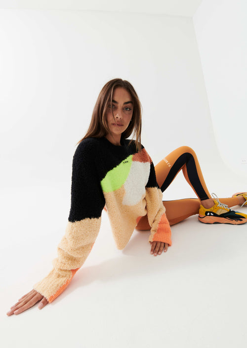 DIRECTION KNIT SWEAT IN MULTI