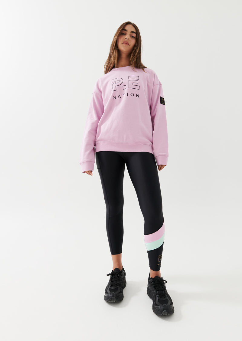 Heads Up Sweat Pink Lavender P.E Nation
