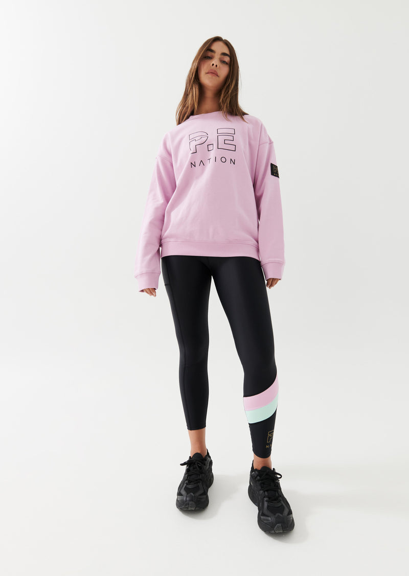 HEADS UP SWEAT IN PINK LAVENDER