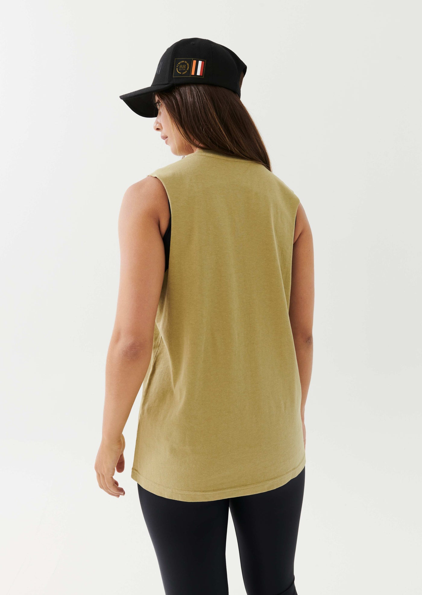 ALIGNMENT TANK IN OLIVE GRAY