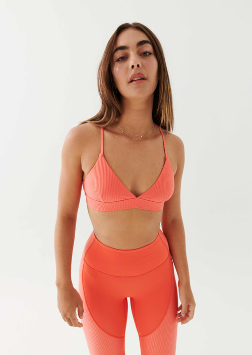 FREE PLAY SPORTS BRA IN PERSIMMON