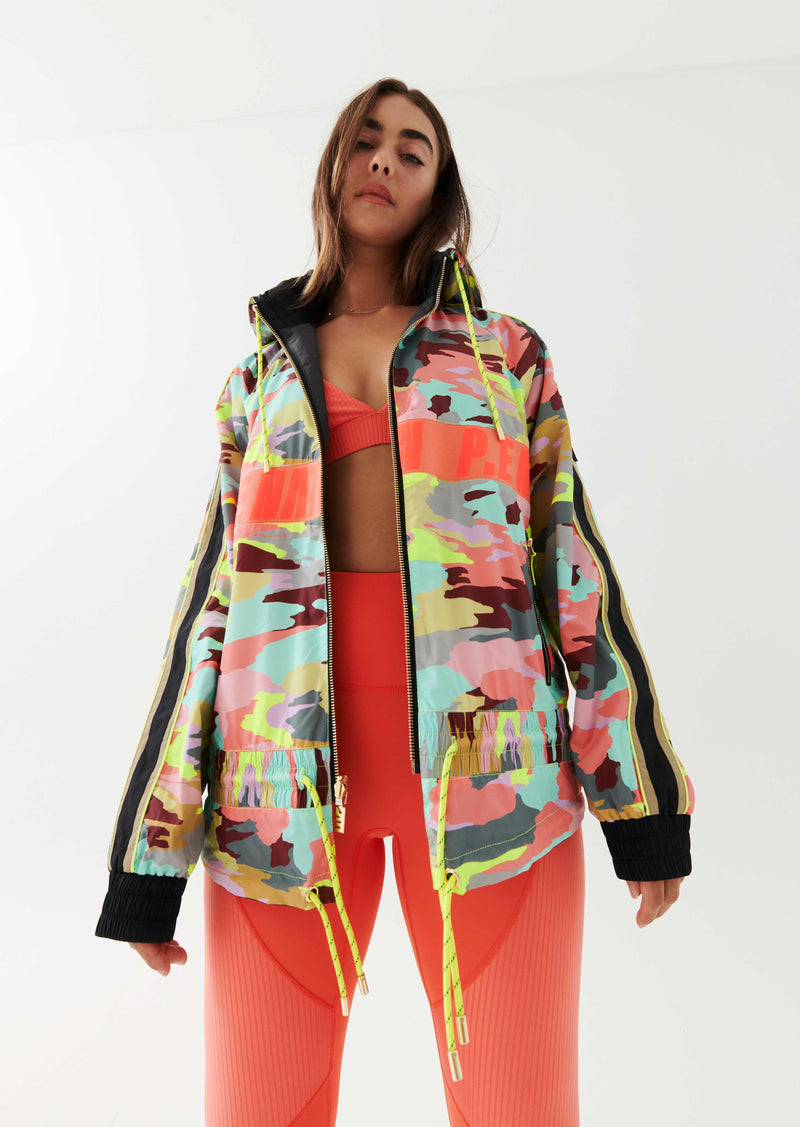Man Down Jacket Colour Camo Print P.E Nation