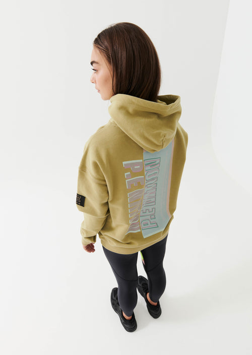 ALIGNMENT HOODIE IN OLIVE GRAY
