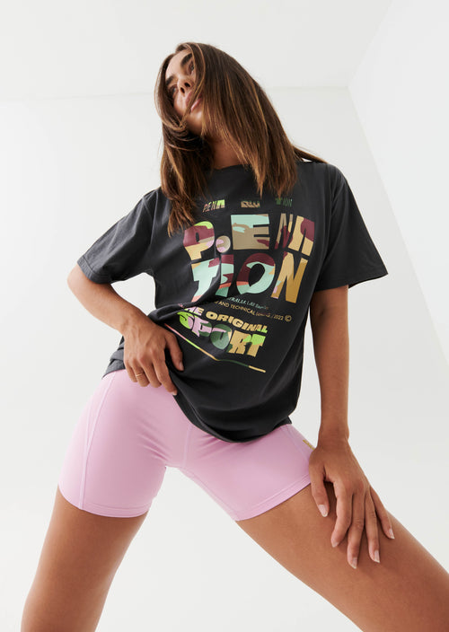 LONGITUDE TEE IN DARK SHADOW