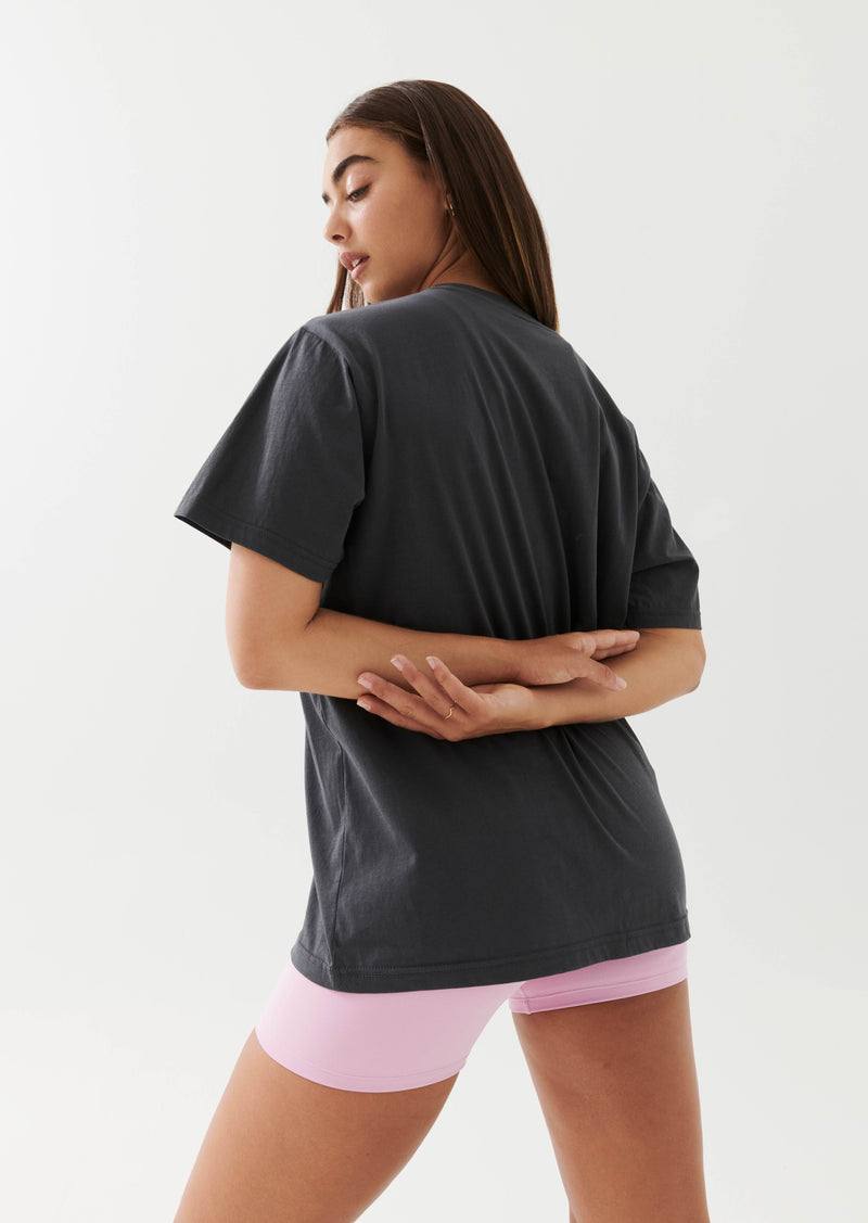 LONGITUDE TEE IN DARK SHADOW