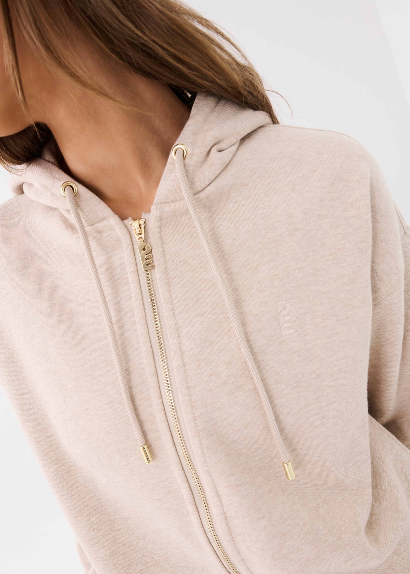 RESET JACKET IN WARM GREY MARL