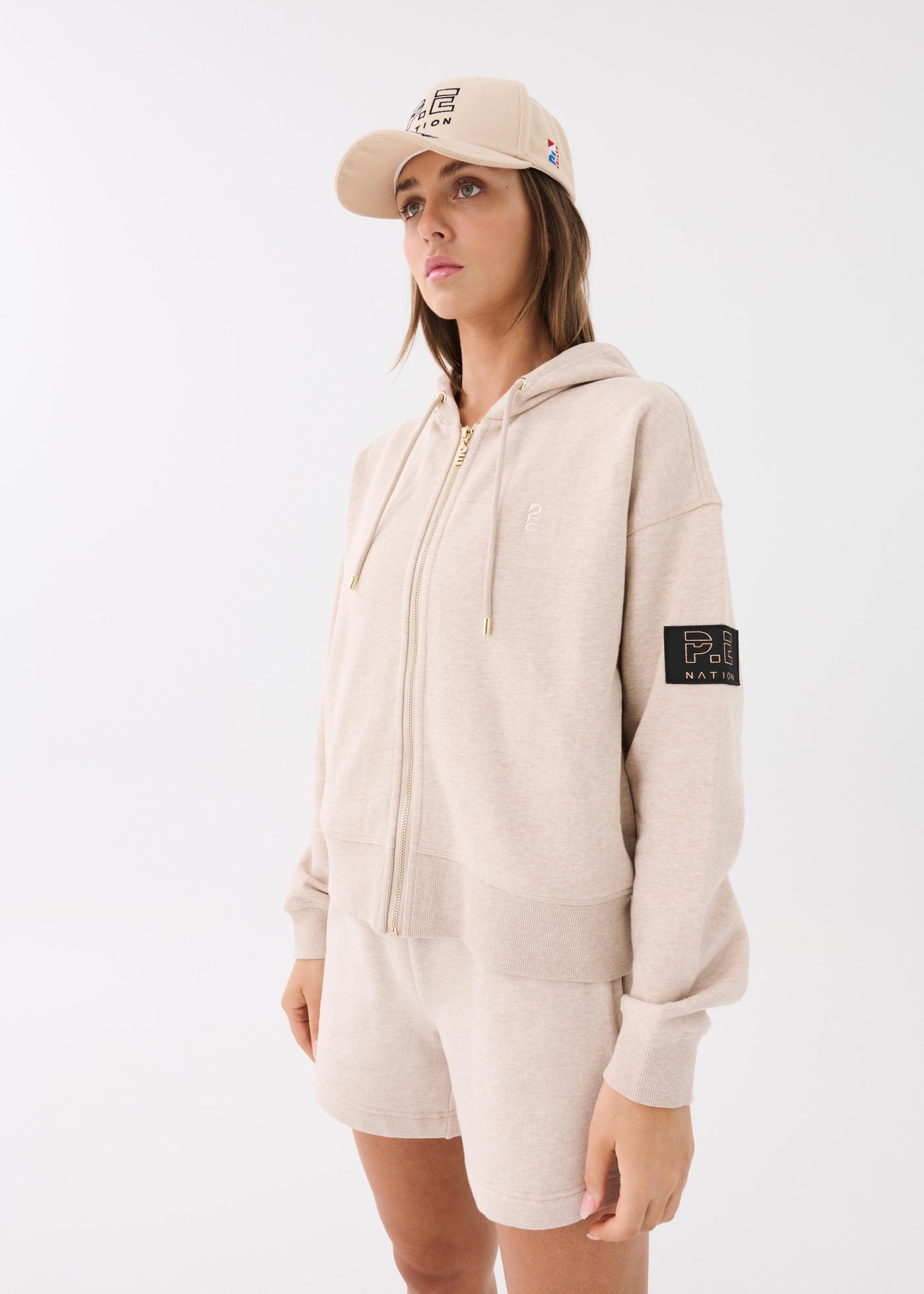 RESET JACKET IN WARM GREY MARL