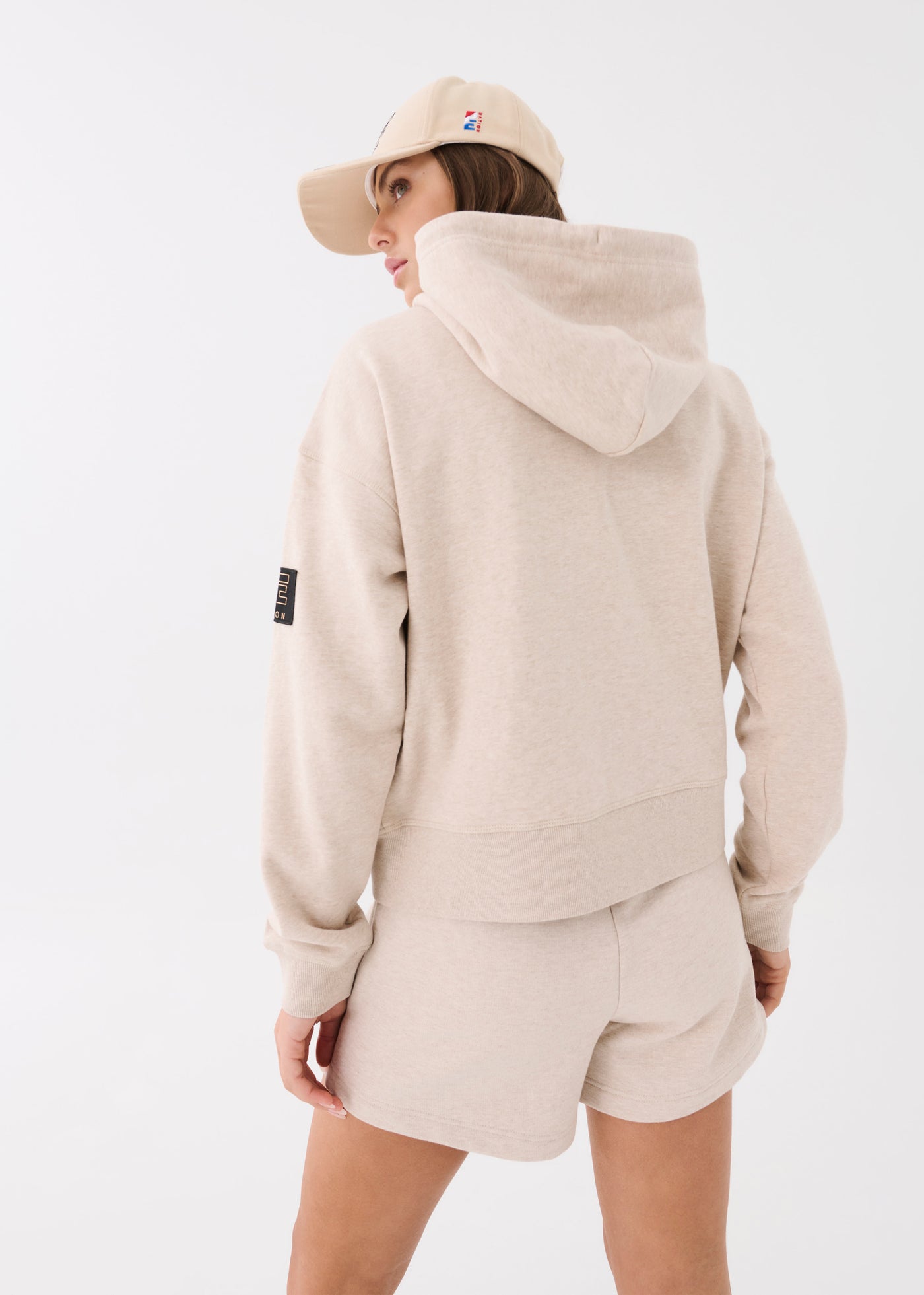 RESET JACKET IN WARM GREY MARL