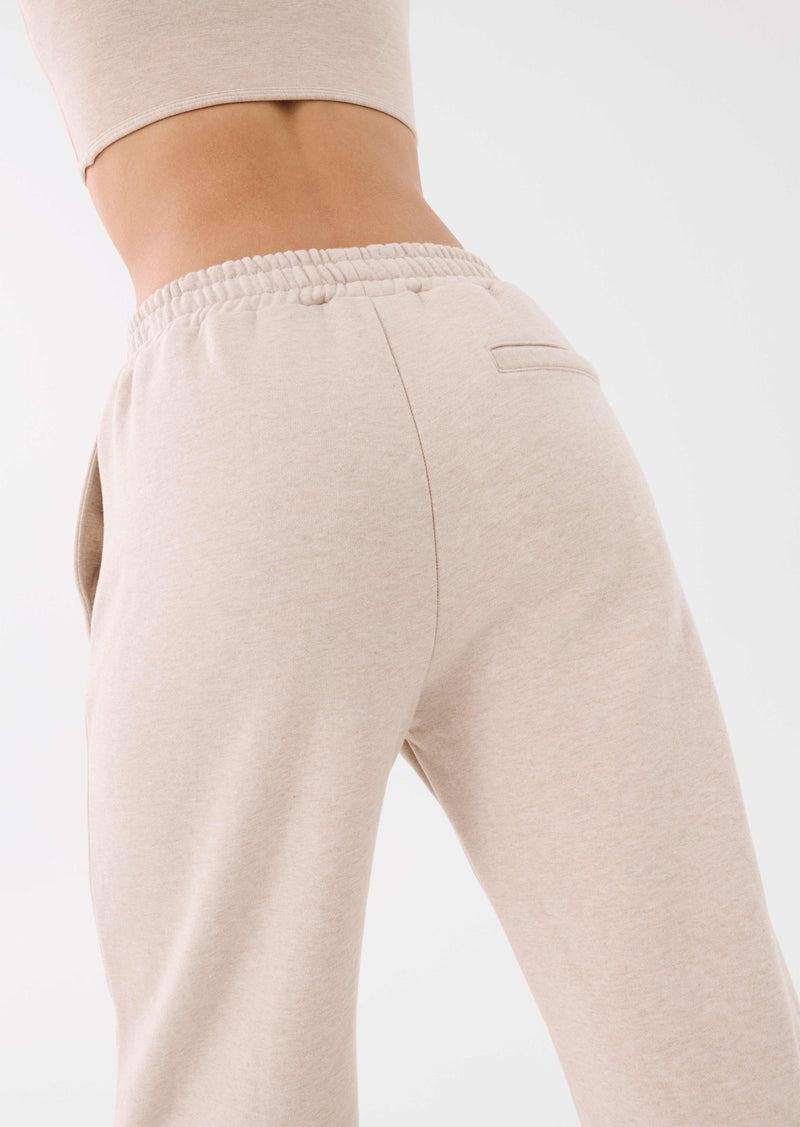 RESET PANT IN WARM GREY MARL