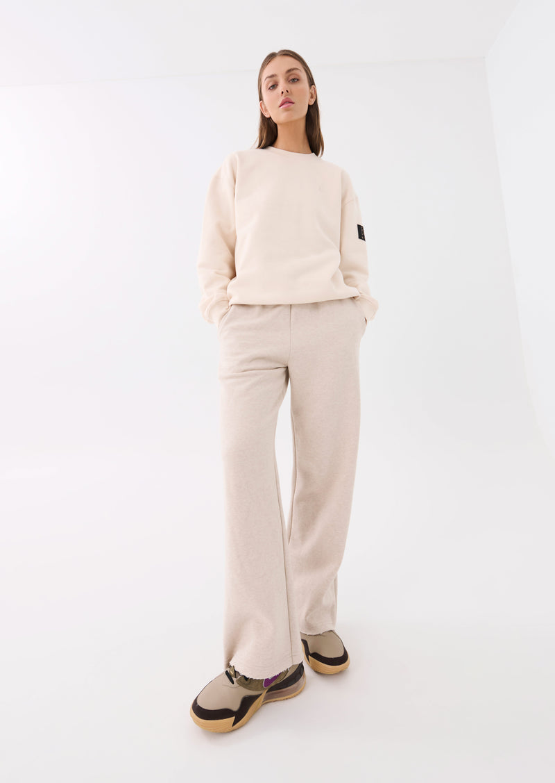 RESET PANT IN WARM GREY MARL
