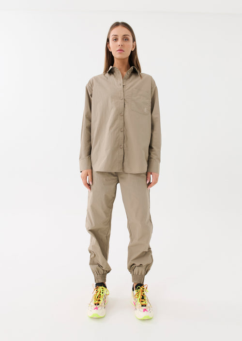 INTERVAL SHIRT IN SILVER MINK