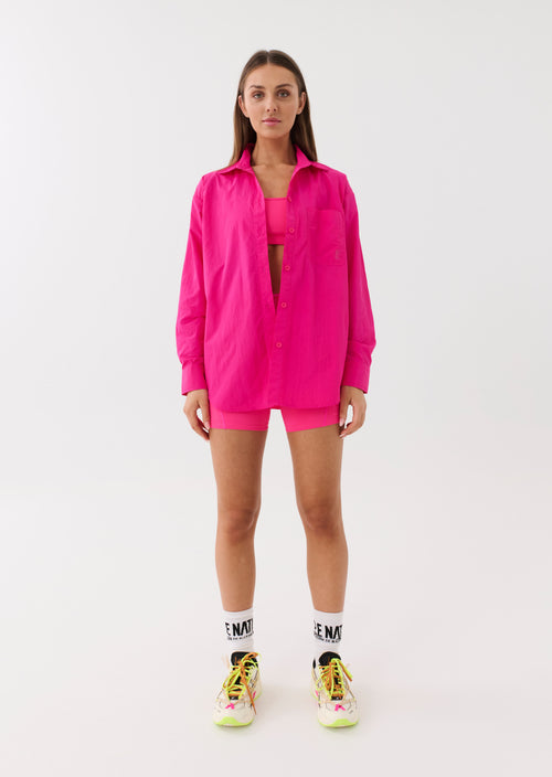 INTERVAL SHIRT IN PINK GLO