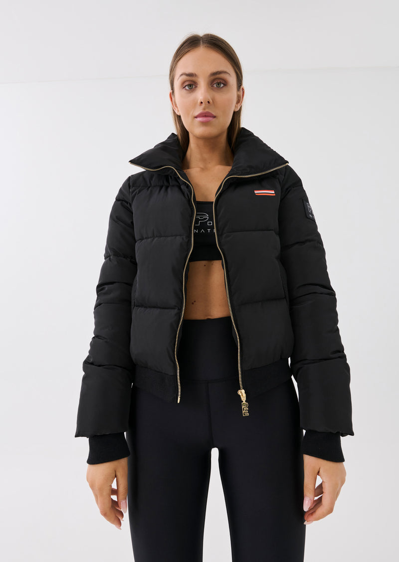 Ramp Run Puffer Jacket | Black | P.E Nation