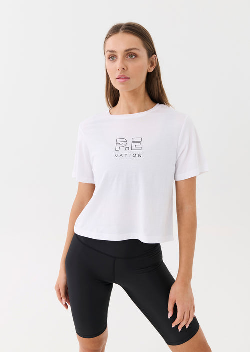 ENDURANCE TEE IN WHITE