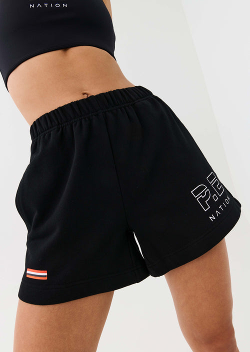 STADIUM SHORT IN BLACK