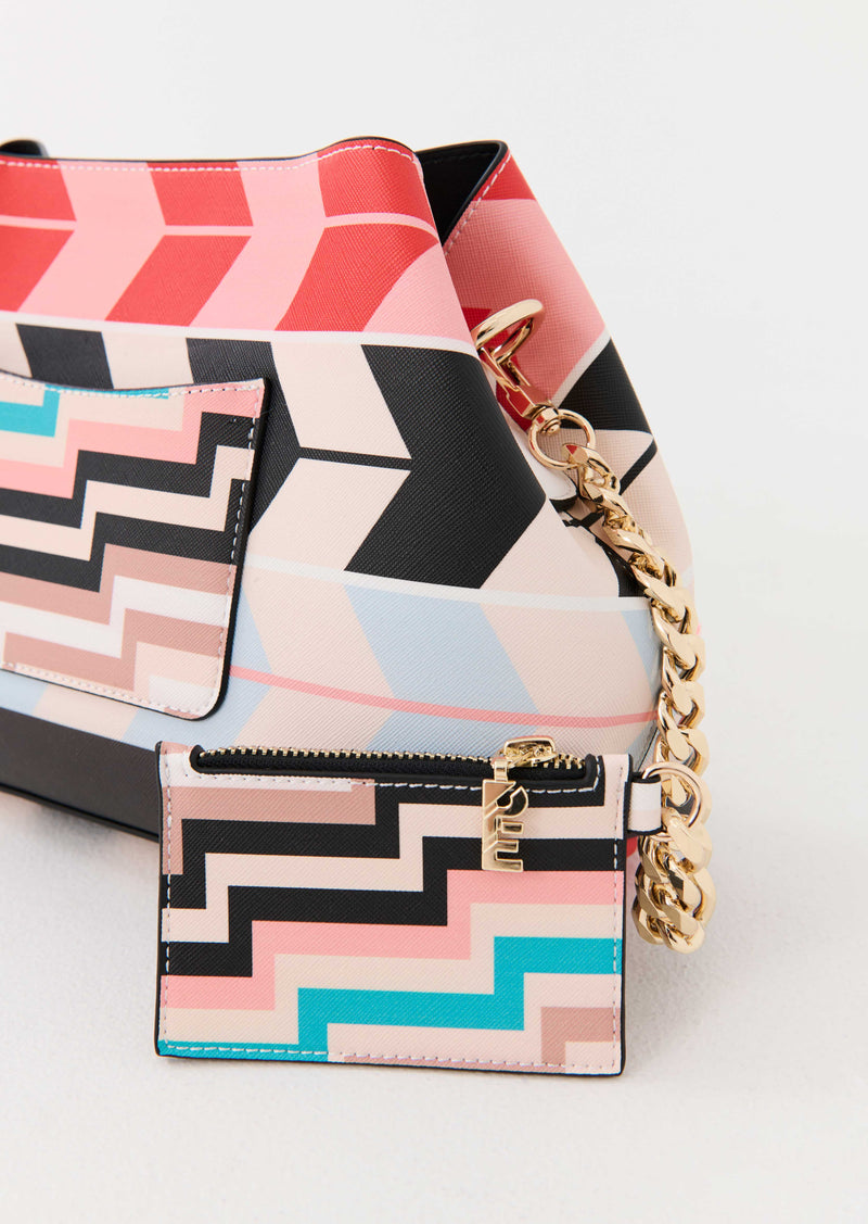 PARAMOUNT CROSS BODY BAG IN AZTEC PRINT