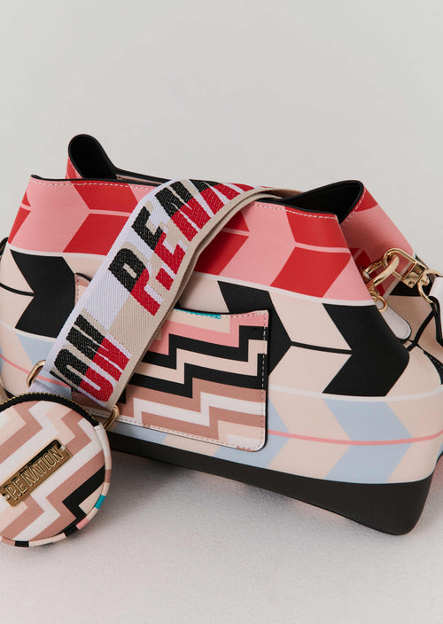 PARAMOUNT CROSS BODY BAG IN AZTEC PRINT