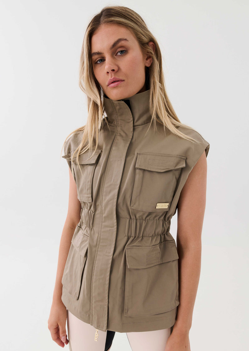 CROSSCOURT JACKET IN SILVER MINK