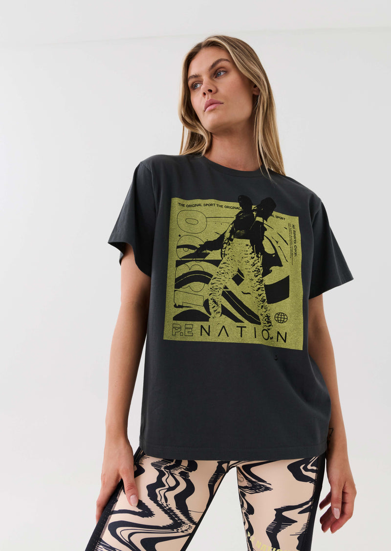 UPTEMPO TEE IN DARK SHADOW