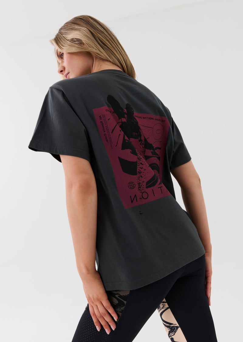 UPTEMPO TEE IN DARK SHADOW
