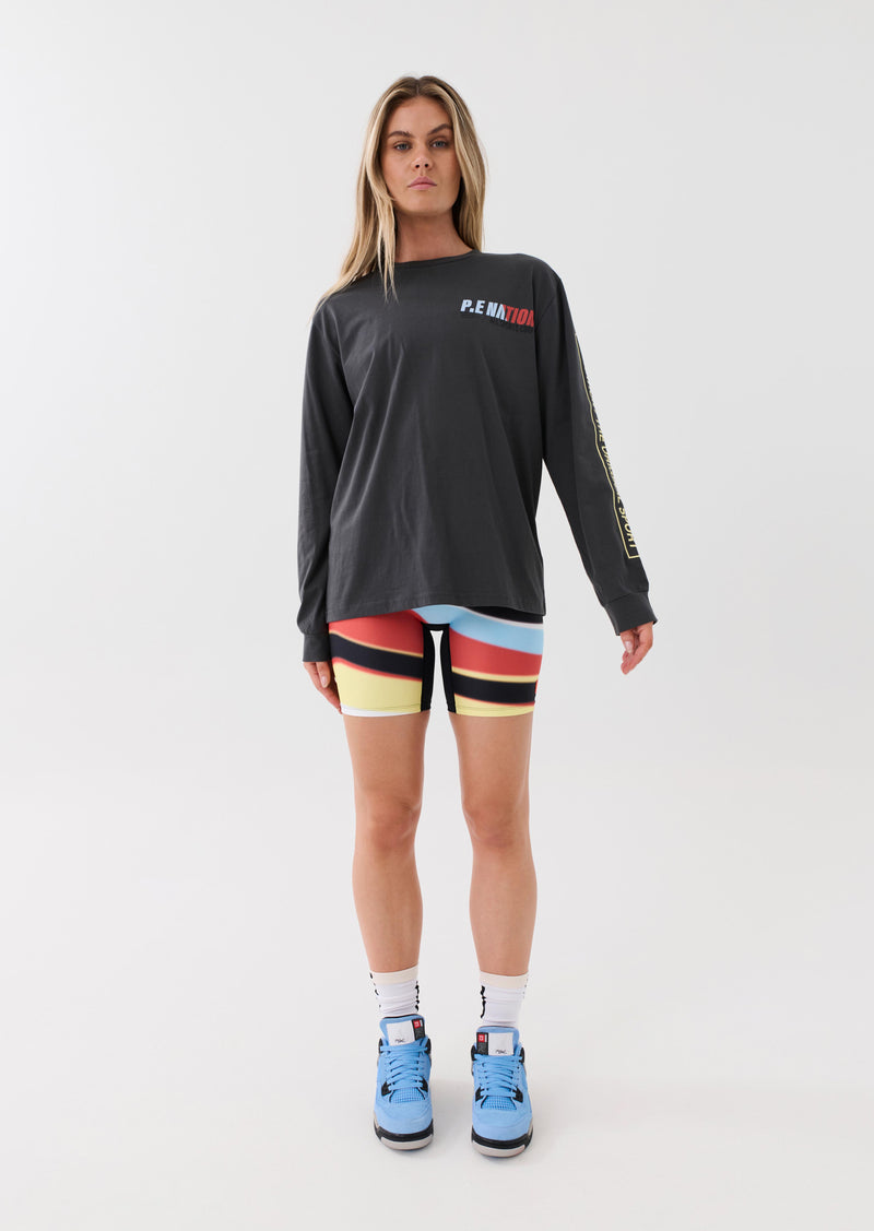 ELECTRIFY L/S TEE IN DARK SHADOW